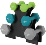 SONGMICS Hantel-Set Kurzhanteln, Hantel Set 12kg, Hexagon, Neopren Hanteln