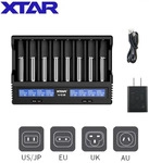 Xtar vc8 3,0 batterie ladeger&auml;t usb c qc3.0 3a schnell aufladen 1,2 wiederauf