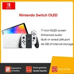 Nintendo Schalter OLED Modell 7 Zoll Bildschirm Joy‑Con Griff Verbesserte...
