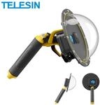 TELESIN 30 m wasserdichtes 6-Zoll-Dome-Port-Unterwassergeh&auml;use mit schwimmendem