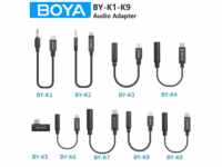 BOYA BY-K1-K9 Professionelle Erweiterung Mikrofon Audio Adapter Kabel für...