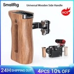 SmallRig Universal-Seitengriff aus Holz f&uuml;r DSLR-Kamerak&auml;fig mit Kaltschuh...