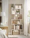 VASAGLE B&uuml;cherregal, Regal mit 6 Ebenen, Standregal, B&uuml;roregal, freistehend,
