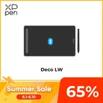 XPPen Deco LW Grafik-Digitaltablett Zeichentablett Kabelloser Bluetooth V5.0 Stift
