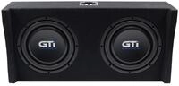 CRUNCH 25cm Downfire-Box Lautsprecher Subwoofer GTI250S