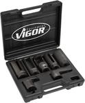 VIGOR Lambdasonden Satz V5676 3/8", 1/2" Au&szlig;en Doppelsechskant Profil