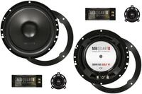 MB QUART Kompo-Kit 16,5 cm QM-165 f&uuml;r VW Golf VI 2 Wege System Hifi Lautsprecher