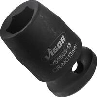 VIGOR Schlagschrauber Steckschl&uuml;sseleinsatz kurz V5550S-13 1/2" Sechskant SW 13