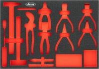 VIGOR Weichschaumeinlage leer V5637N-L L x B x H: 563 mm x 393 mm x 35 mm