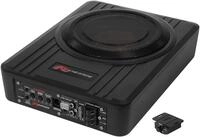 RENEGADE Aktiv-Box Verst&auml;rker Subwoofer 20cm Unter Sitz flach Bass System RS800A