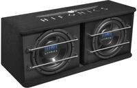 HIFONICS Dual Bassreflex Geh&auml;use-Sub TD-250R Dual-Bassreflexbox 2x25 cm