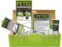 Petec Scheibenkleber-Set Montage von Front- Heck- &amp; Seitenscheiben 310ml 83333