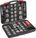 VIGOR Bremskolben-R&uuml;ckstellwerkzeug Satz V3760N 50-teilig 9 22 20 11,5 mm