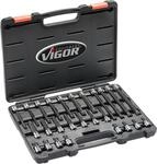 VIGOR Schraubendrehereinsatz Satz V6018 3/8" XZN 26-teilig M5 &ndash; M16 Anzahl
