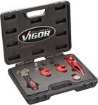 VIGOR B&ouml;rdelger&auml;t Satz V5513 9-teilig Anzahl Werkzeuge: 9