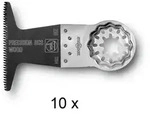 Fein Multimaster Multitalent 10er Pack E-Cut Precision S&auml;geblatt 65x50mm SL