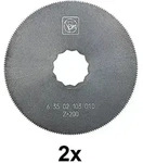 Fein Super Cut 2er Pack Blech HSS S&auml;geblatt Kreisform &Oslash; 63mm