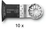 Fein Multimaster Multitalent 10er Pack E-Cut Standard S&auml;geblatt Curved 50x50mm SL