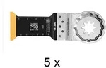 Fein Multimaster Multitalent 5er Pack E-Cut Carbide Pro S&auml;geblatt 32x60mm SLP