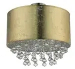 Globo Lighting Deckenleuchte , silber , Ma&szlig;e (cm): B: 40 H: 38 T: 40.0