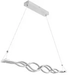 Globo Lighting H&auml;ngeleuchte , silber , Ma&szlig;e (cm): B: 7 H: 140