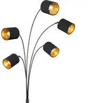 Globo Lighting Stehleuchte , schwarz , Ma&szlig;e (cm): B: 70 H: 204