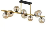 Globo Lighting Deckenleuchte Riha , schwarz , Ma&szlig;e (cm): B: 87 H: 38 T: 30.0