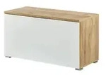 uno Garderobenbank Bent , holzfarben , Ma&szlig;e (cm): B: 89 H: 49 T: 40.0