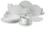 CreaTable Kombiservice Chef Collection , wei&szlig; , Porzellan , Ma&szlig;e (cm): B: 33 H: