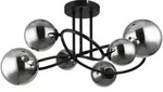 Globo Lighting Deckenleuchte Riha , schwarz , Ma&szlig;e (cm): B: 62 H: 35 T: 59.0