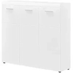 uno Schuhschrank Akzent , wei&szlig; , Ma&szlig;e (cm): B: 134 H: 120 T: 37.0