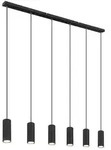 Globo Lighting H&auml;ngeleuchte , schwarz , Ma&szlig;e (cm): B: 6 H: 120