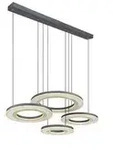 Globo Lighting H&auml;ngeleuchte , schwarz , Ma&szlig;e (cm): B: 50 H: 120