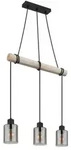 Globo Lighting Pendelleuchte , schwarz , Ma&szlig;e (cm): B: 10 H: 140