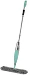 CleanMaxx Spray-Mopp , t&uuml;rkis/petrol , Kunststoff , Ma&szlig;e (cm): B: 9,5 H: 53