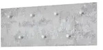 Garderobenpaneel Heringsdorf , grau , MDF-Platte , Ma&szlig;e (cm): B: 80 H: 30 T: 5.5