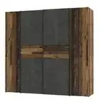 Kleiderschrank Kirton , holzfarben , Ma&szlig;e (cm): B: 200,1 H: 190,5 T: 61.6