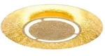 Globo Lighting Deckenleuchte , gold , Ma&szlig;e (cm): H: 8,6 &Oslash;: 50