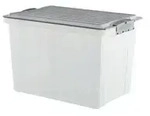Rotho Aufbewahrungsbox , grau , Polypropylen , Ma&szlig;e (cm): B: 27,5 H: 27