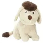 Heunec Pl&uuml;schtier Hund Moppi , braun , Ma&szlig;e (cm): B: 12 H: 24
