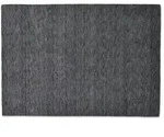 SANSIBAR Sylt Wollteppich List , grau , Wolle , Ma&szlig;e (cm): B: 60 H: 1,3