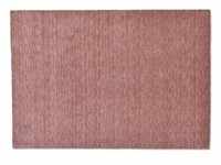 SANSIBAR Sylt Wollteppich List , rosa/pink , Wolle , Maße (cm): B: 70 H: 1,3
