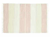 THEKO Teppich Happy Design , beige , Baumwolle , Maße (cm): B: 160 H: 0,5