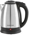 GourmetMaxx Wasserkocher 13704 , silber , Edelstahl,Kunststoff , Ma&szlig;e (cm): B: 17