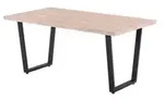 Esstisch , holzfarben , Ma&szlig;e (cm): B: 160 H: 75