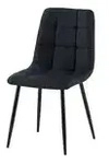 Esszimmerstuhl Antibes , schwarz , Ma&szlig;e (cm): B: 45 H: 84