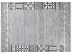 THEKO Wollteppich Nakarta , grau , Wolle , Ma&szlig;e (cm): B: 90 H: 1