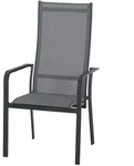 Siena Garden Dining Move Sessel Carlton , grau , Ma&szlig;e (cm): B: 60 H: 113 T: 63.0