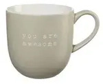 ASA SELECTION Tasse , creme , Porzellan , Ma&szlig;e (cm): H: 9,5 &Oslash;: 9.5