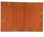 THEKO Wollteppich Royal Ganges , rot , Viskose , Ma&szlig;e (cm): B: 160 H: 1,3
